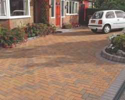 Expertly crafted block paving driveways across Devon by Stone Mark Contractors. Premium block paving driveway installed by Stone Mark Contractors in Devon, providing both aesthetic appeal and long-lasting durability.