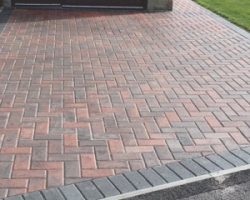 Expert paving services by Stone Mark Contractors in Devon. High-quality paving installation by Stone Mark Contractors in Devon, showcasing durable and expertly crafted outdoor surfaces.