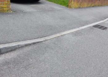 Professional drop kerb installations in Plymouth by Stone Mark Contractors. Expert drop kerb installation by Stone Mark Contractors in Plymouth, Devon, providing reliable and compliant road access solutions.